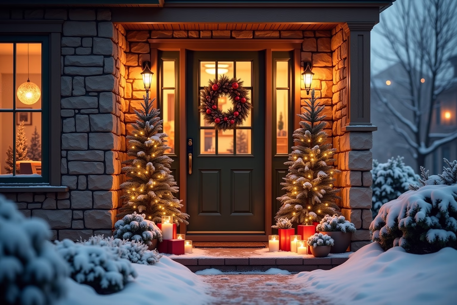 adventsdeko draussen eingang-Titel