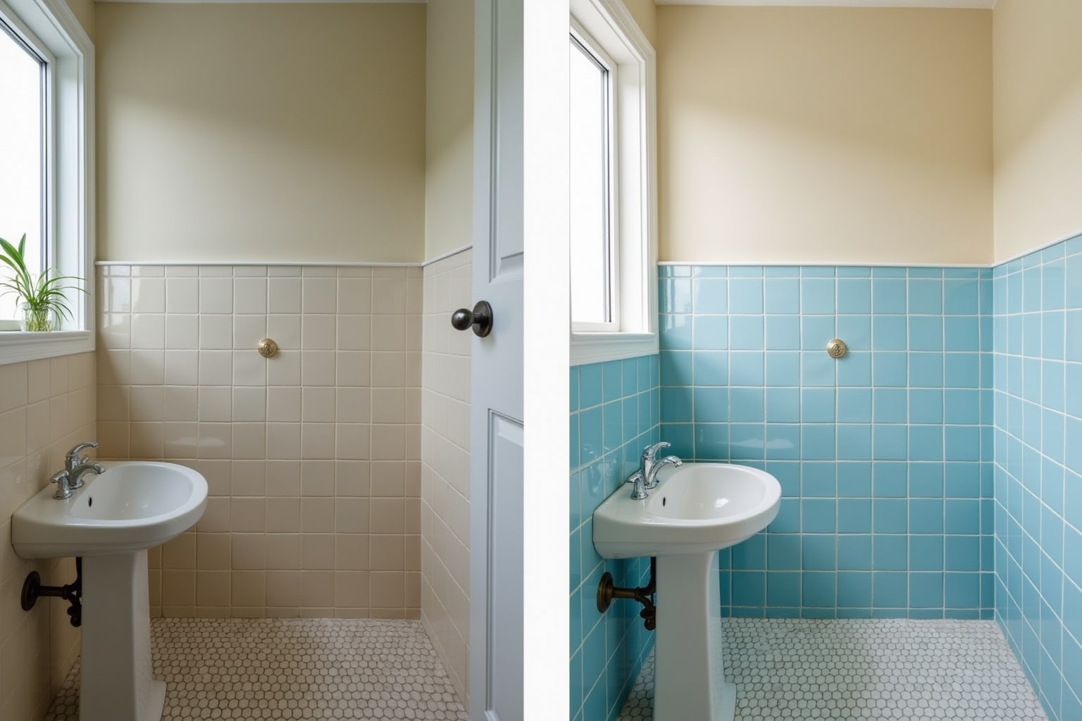 fliesen streichen vorher nachher-Titel