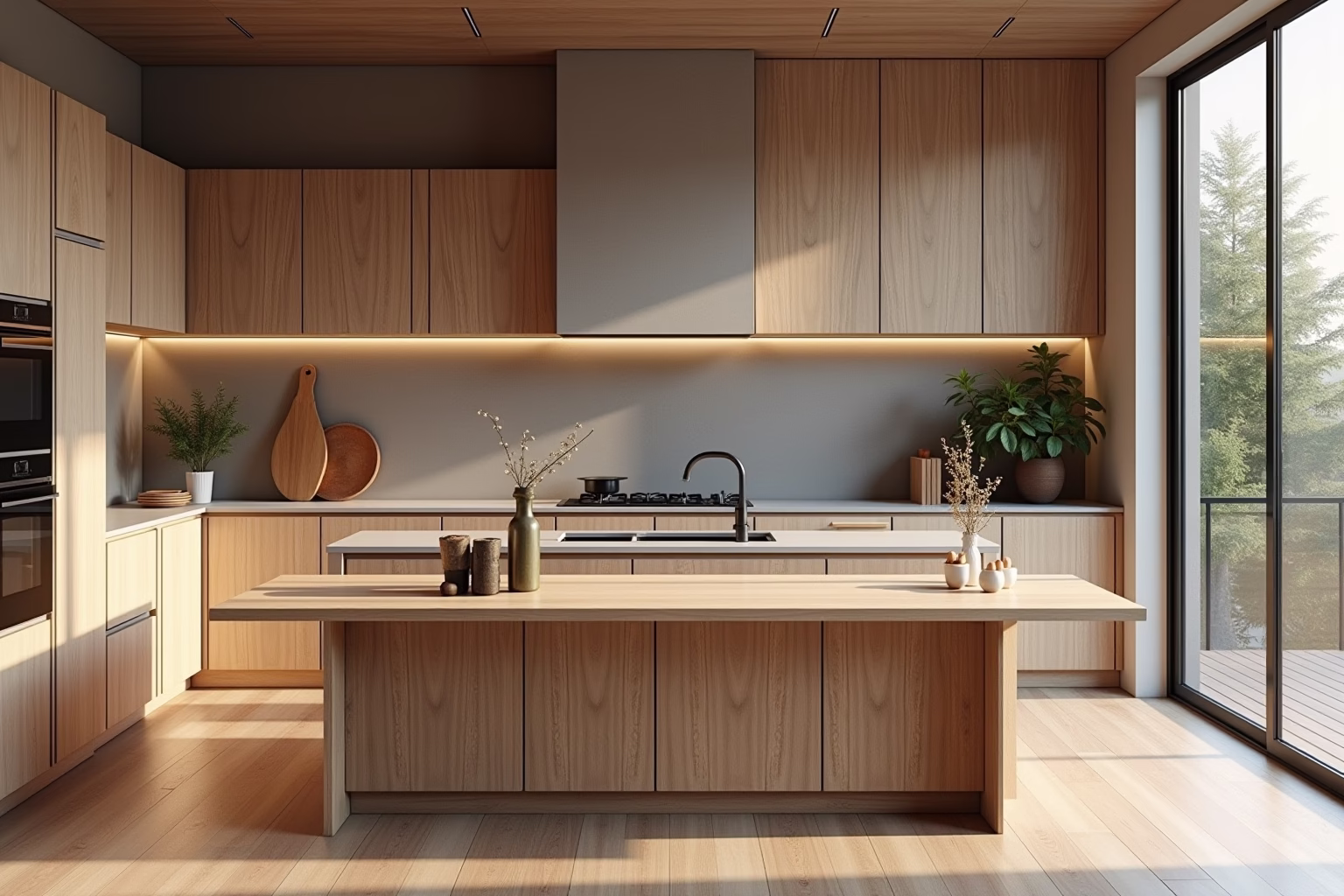 küche holz modern-Titel