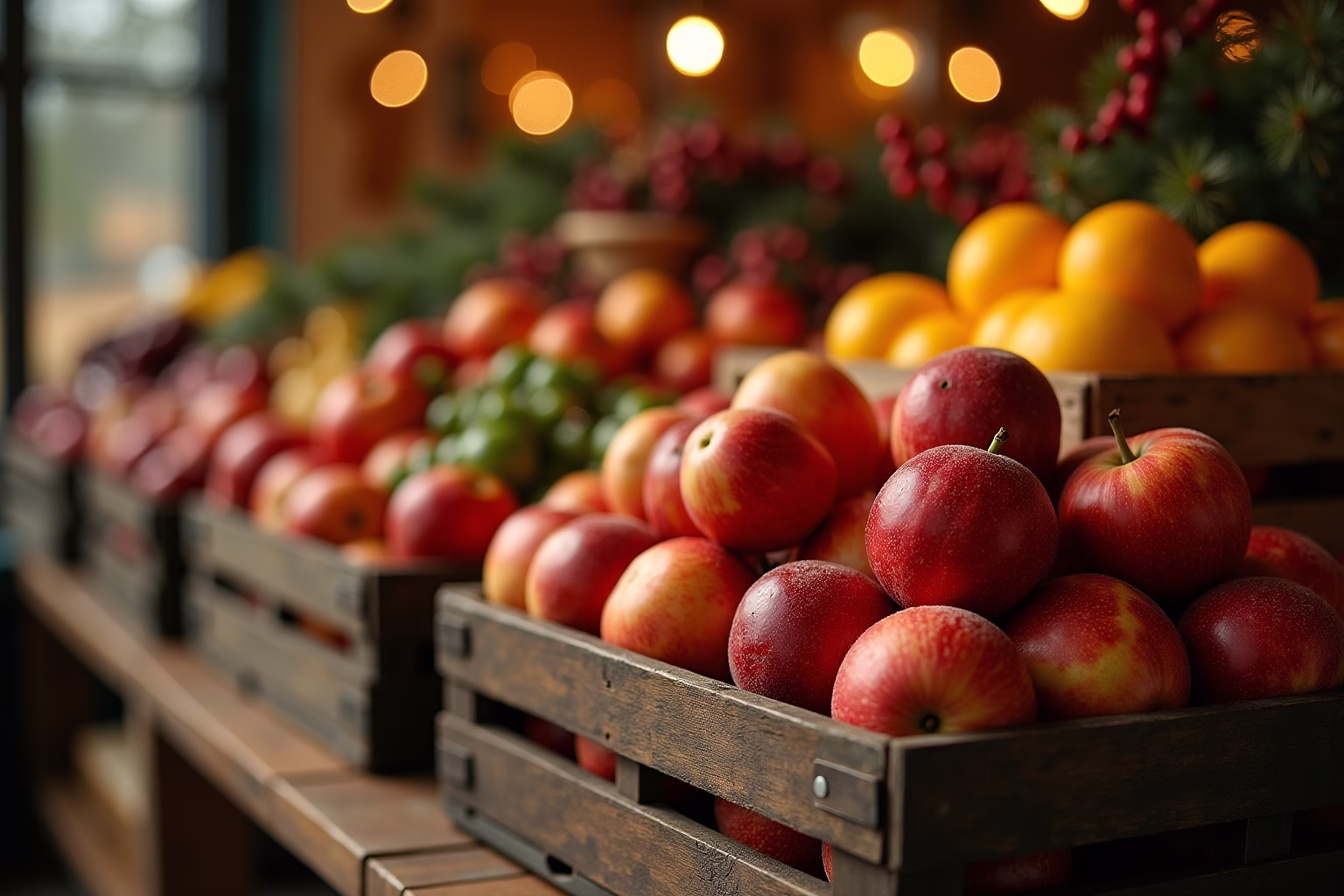 obstkisten deko weihnachten-Titel