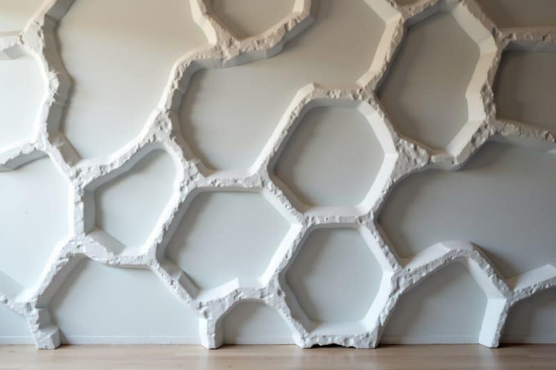 wand streichen ideen muster grau-Titel