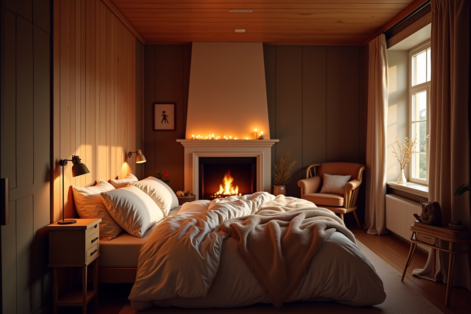 warmes schlafzimmer-Titel