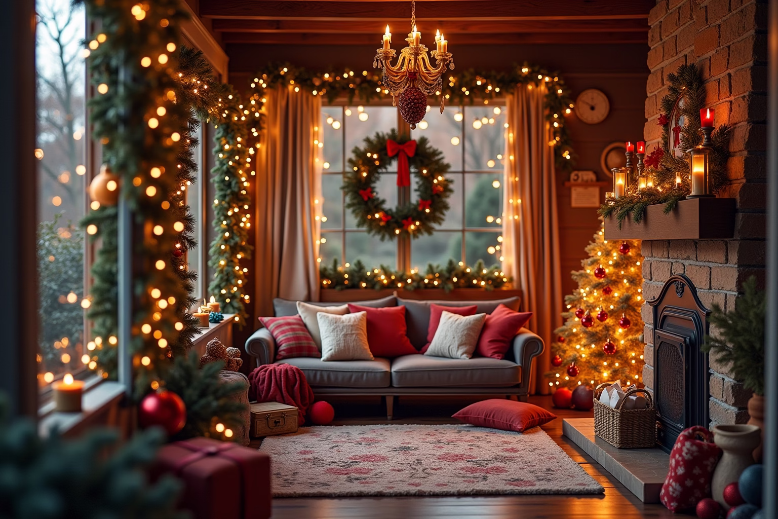 weihnachten haus dekoration-Titel