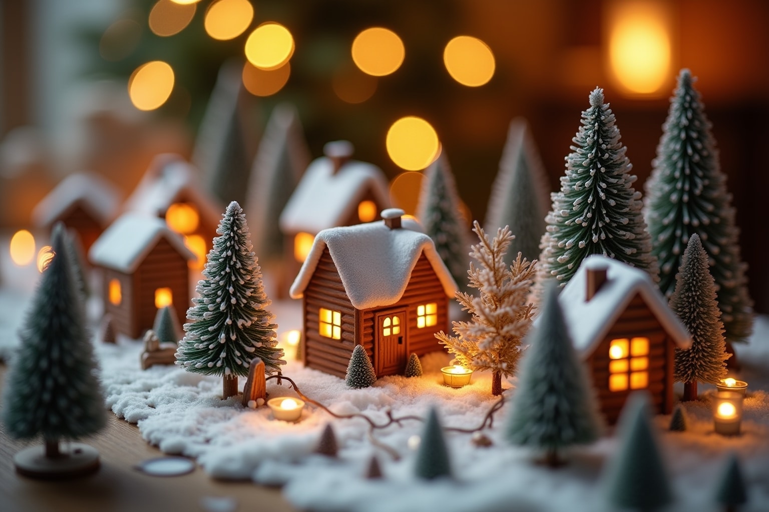 14 Weihnachtsdorf selber bauen Ideen